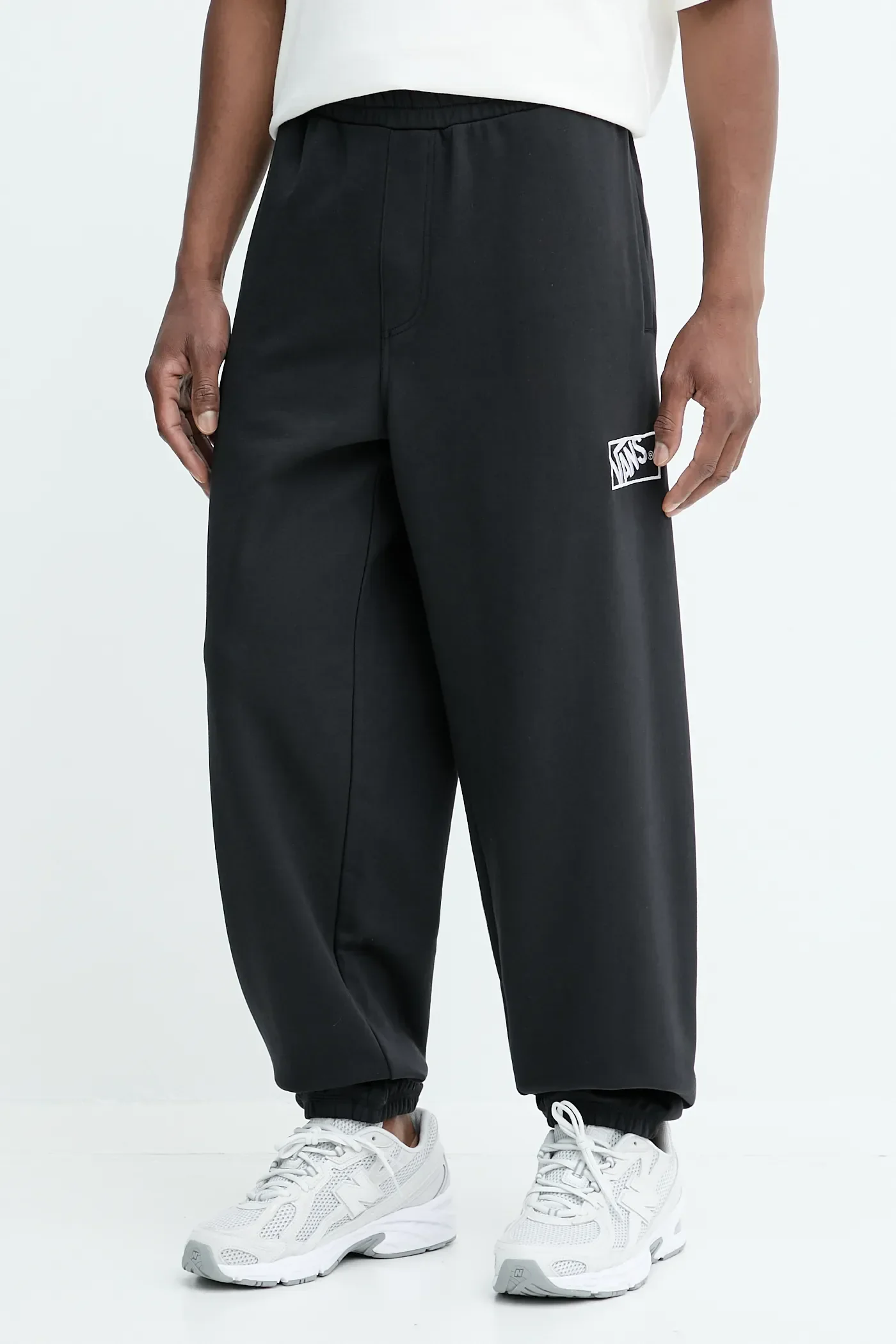 Vans Pantalone in felpa da uomo Blocked Box nero - Image 3