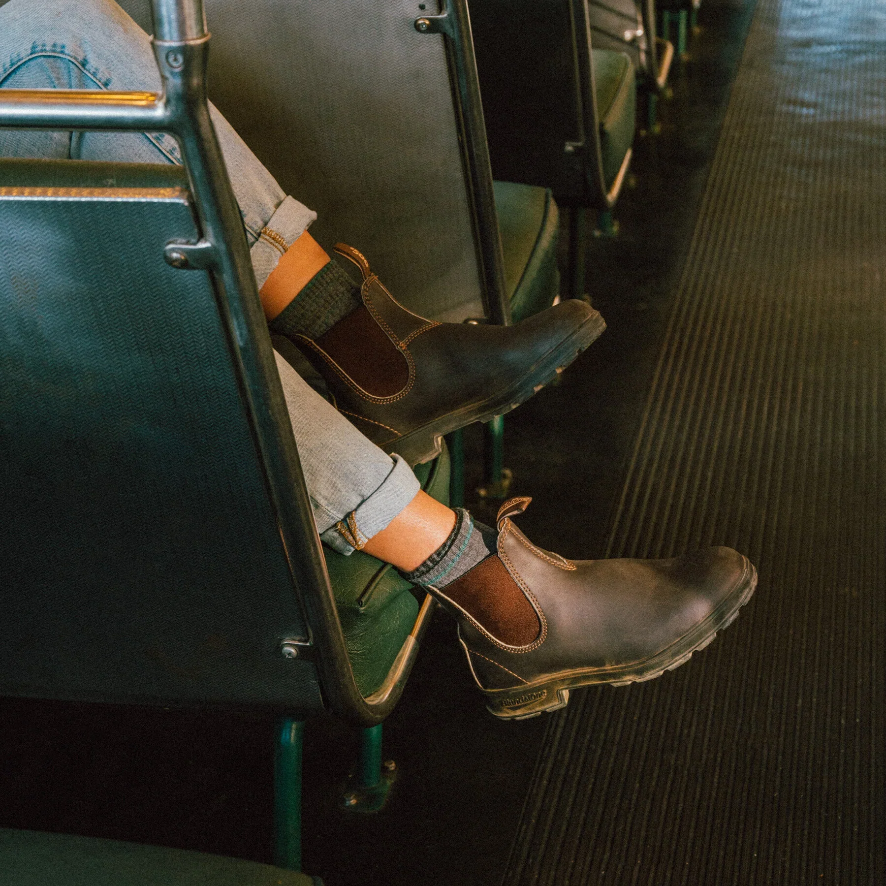Blundstone Stivaletti da uomo in pelle 500 Originals marrone - Image 5