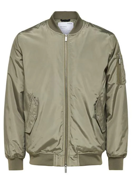 Selected Giacca da uomo in nylon Bomber 16089357-VE