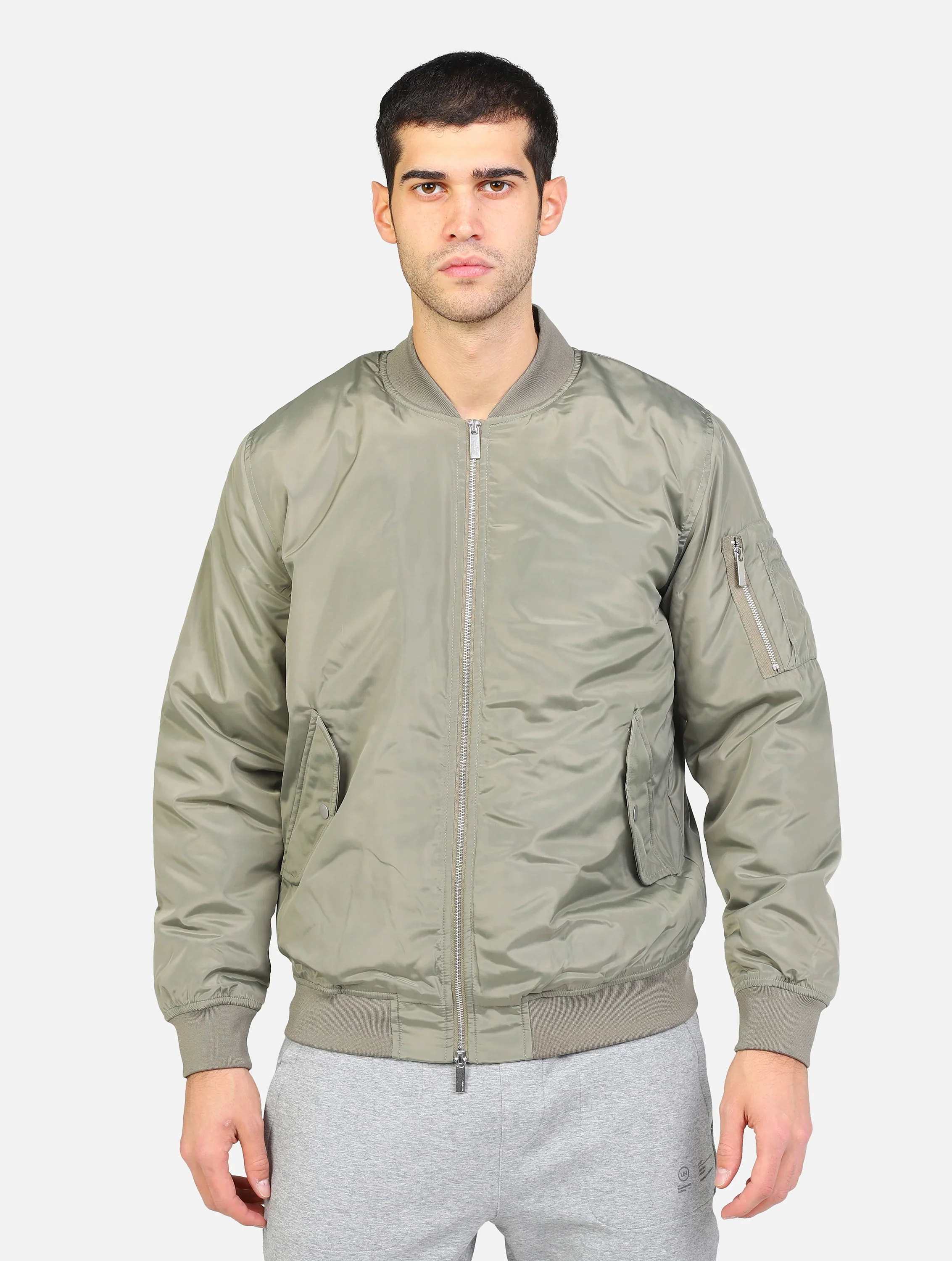 Selected Giacca da uomo in nylon Bomber 16089357-VE - Image 2