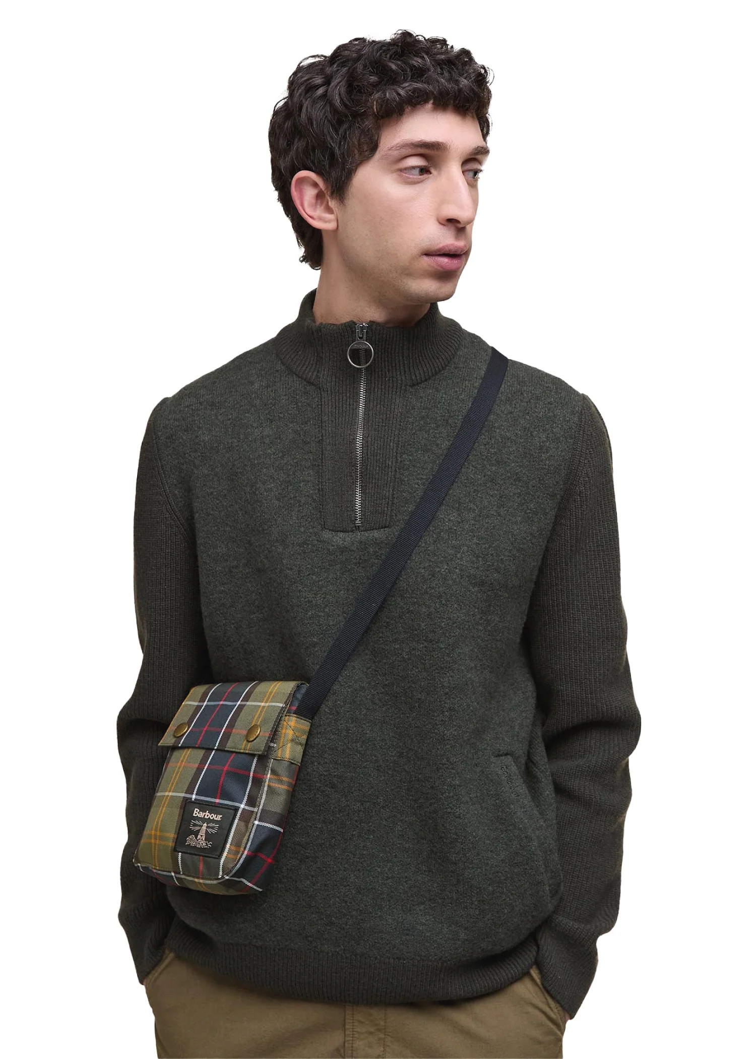 Barbour Borsa a tracolla unisex in tartan Torridon - Image 3