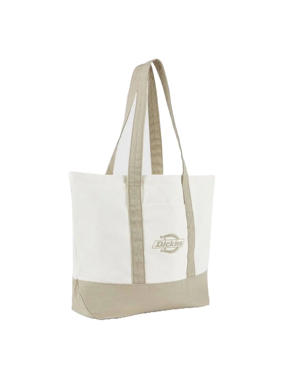 Dickies Borsa in canvas unisex Tote Logo beige