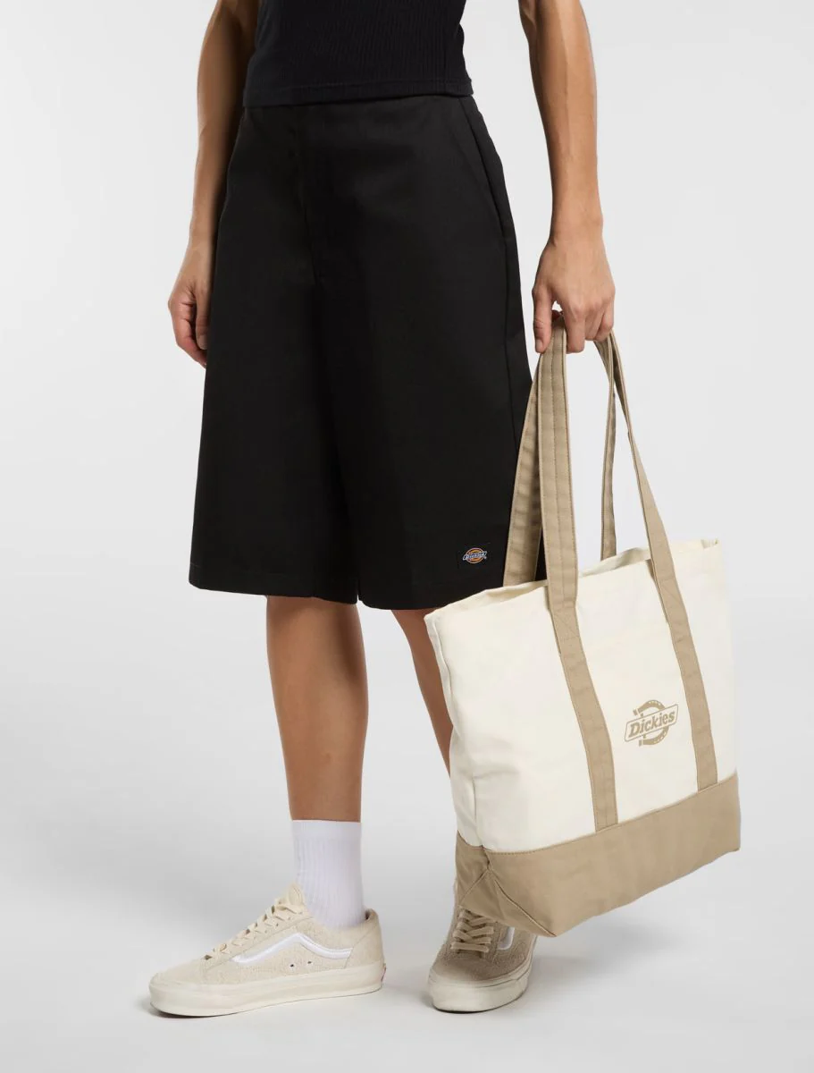 Dickies Borsa in canvas unisex Tote Logo beige - Image 3