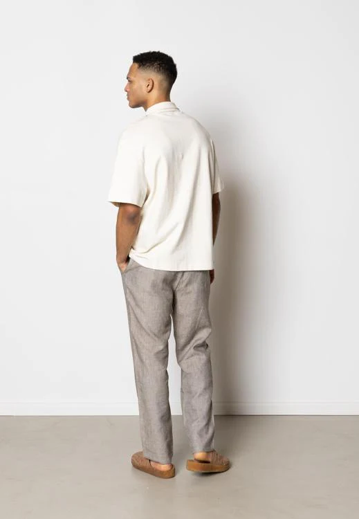 Clean Cut Camicia con ricamo Bowling Carton ecru - Image 4