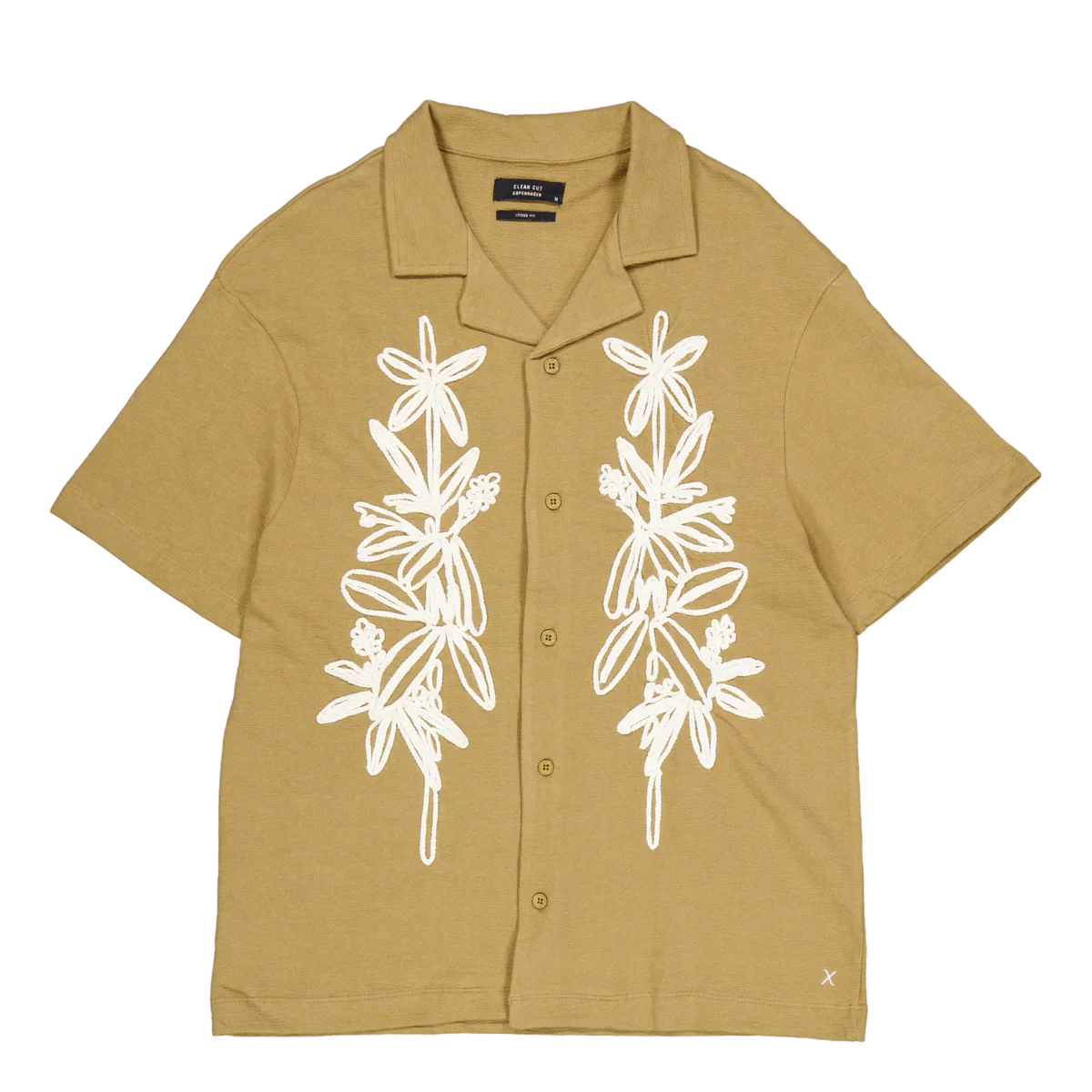 Clean Cut Camicia con ricamo Bowling Carton Khaki - Image 3