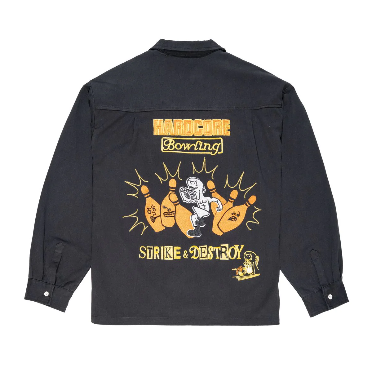 Pas De Mer Camicia da uomo Bowling nera - Image 2