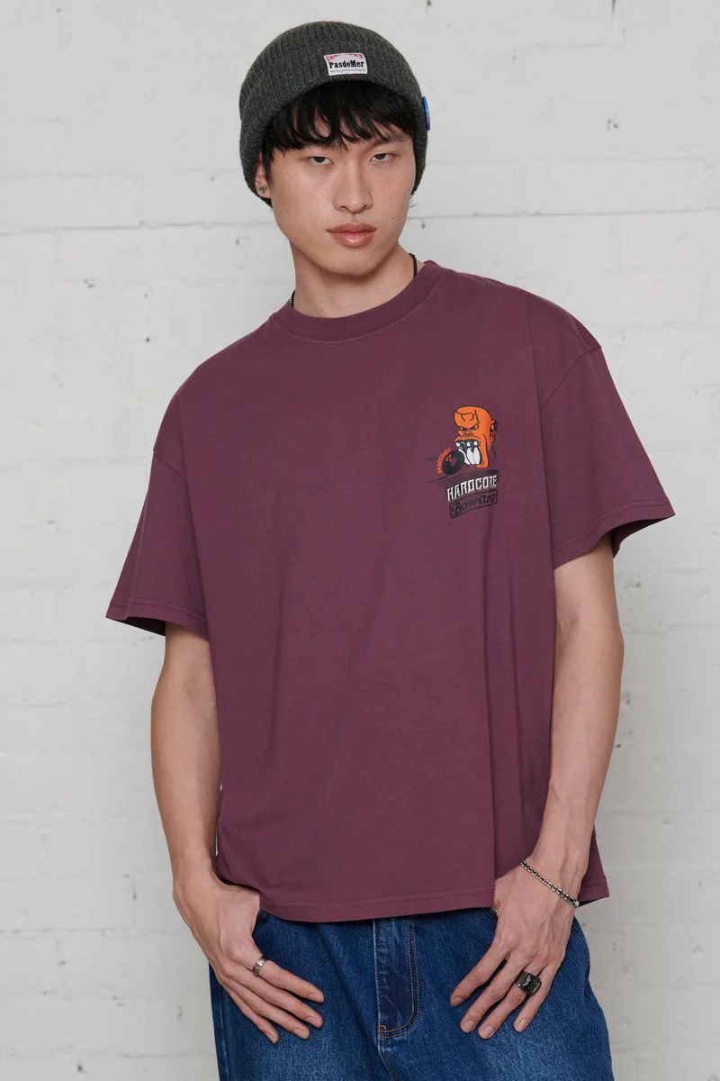 Pas De Mer T-Shirt da uomo manica corta Bowling - Image 3
