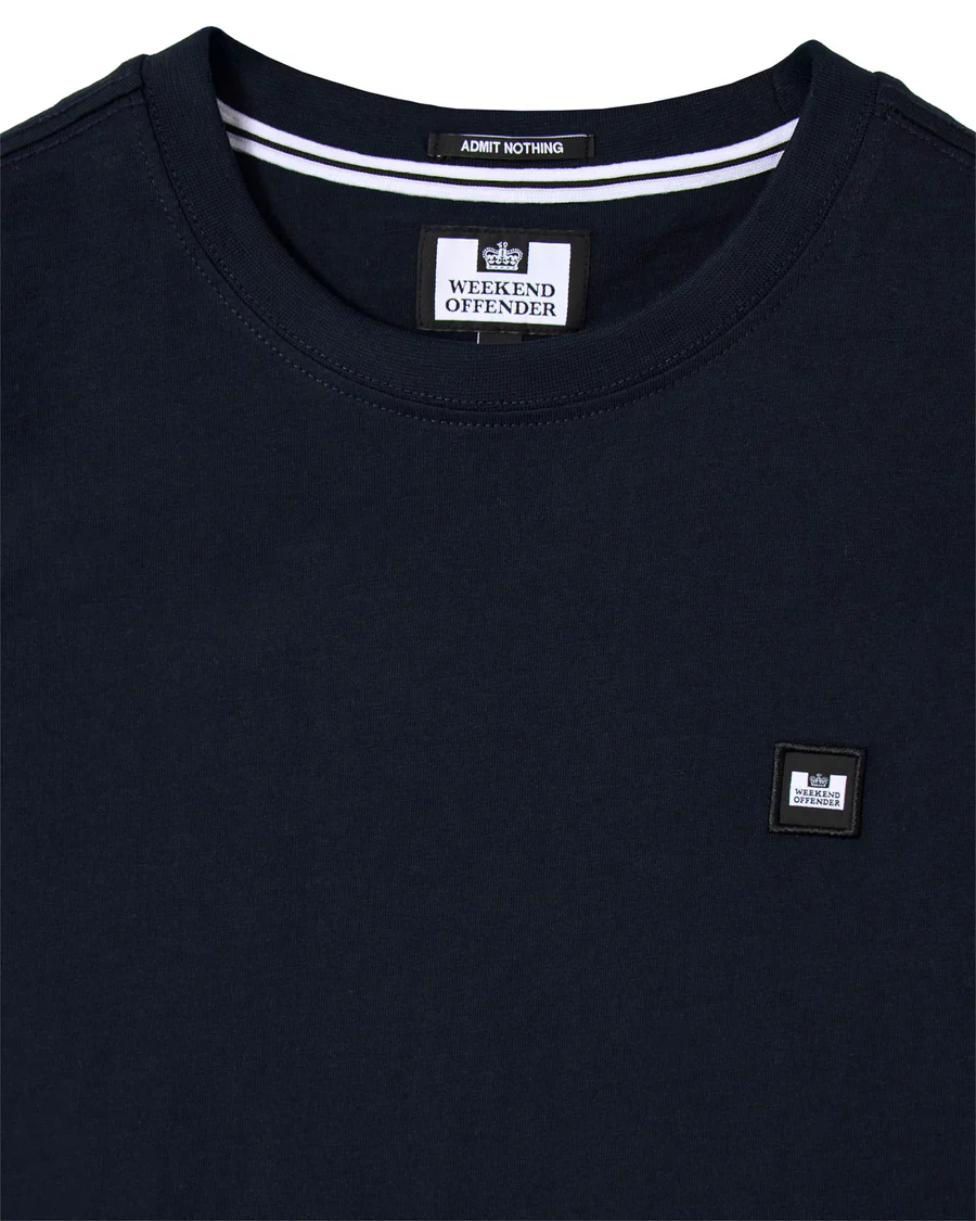 Weekend Offender T-Shirt da uomo manica corta Brooklands blu - Image 2