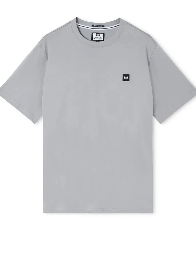 Weekend Offender T-Shirt da uomo manica corta Brooklands grigia