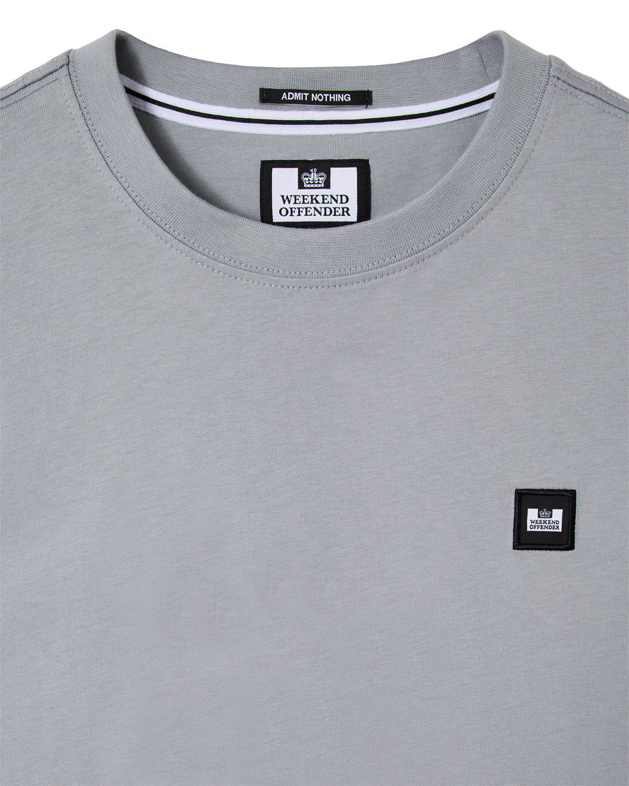 Weekend Offender T-Shirt da uomo manica corta Brooklands grigia - Image 4