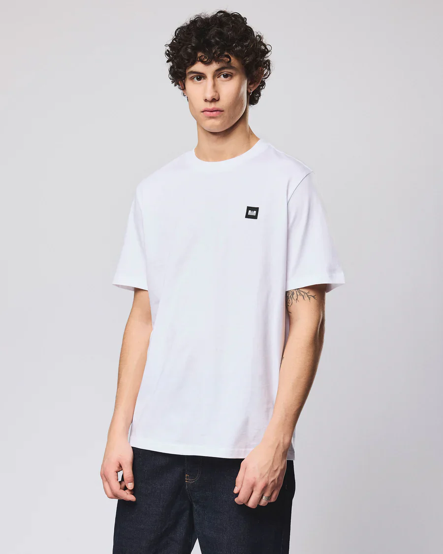 Weekend Offender T-Shirt da uomo manica corta Brooklands bianca - Image 3