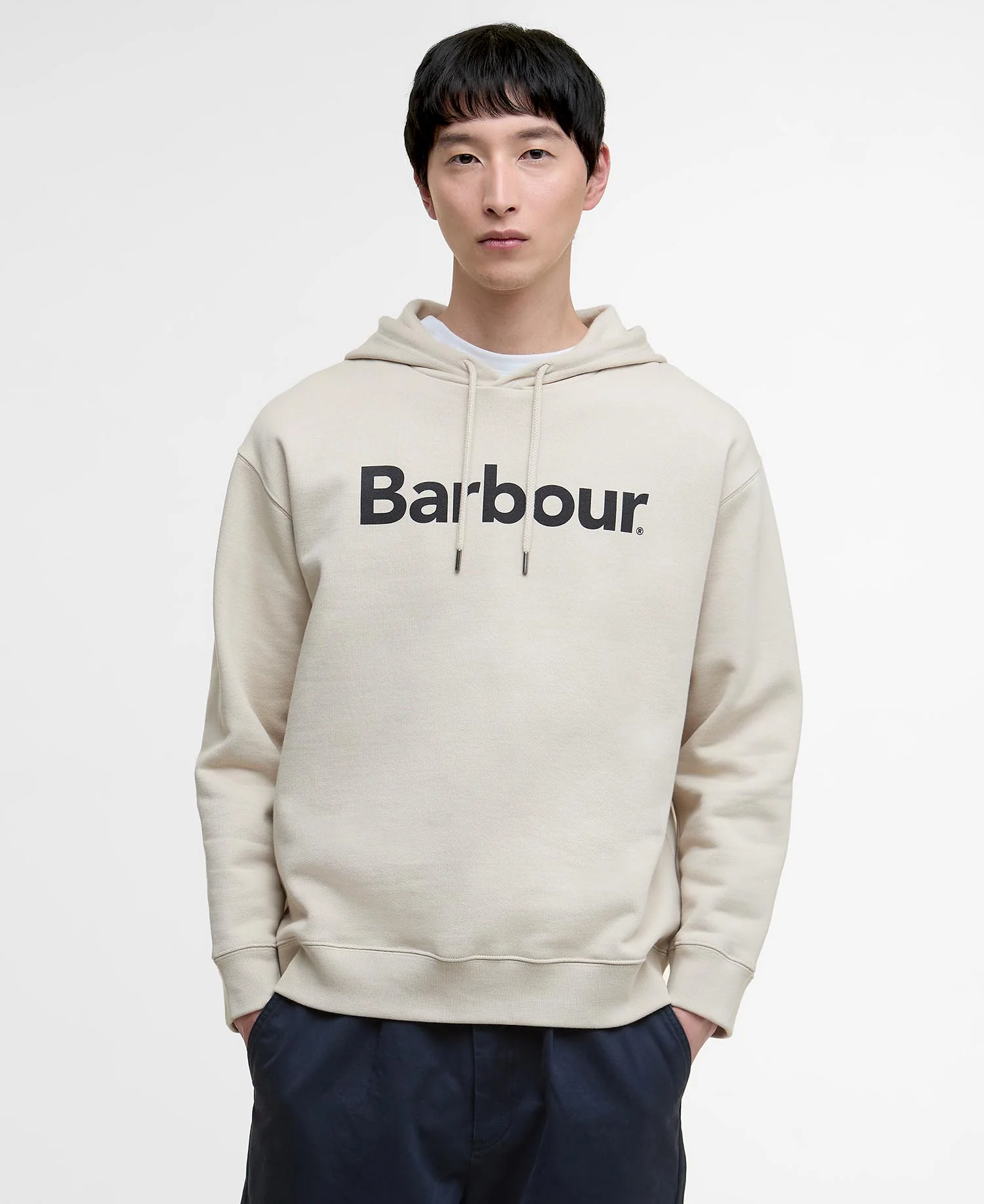 Barbour Felpa da uomo con cappuccio Brushed Nicholas - Image 5