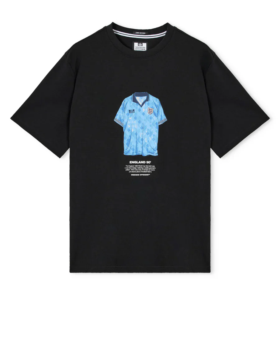 Weekend Offender T-Shirt da uomo manica corta Butcher nera