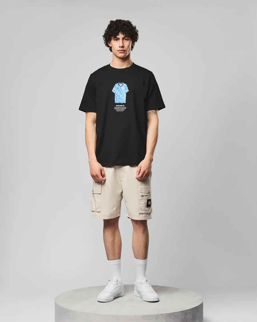 Weekend Offender T-Shirt da uomo manica corta Butcher nera - Image 2