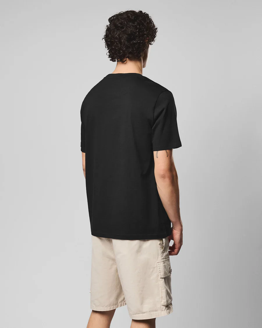 Weekend Offender T-Shirt da uomo manica corta Butcher nera - Image 3