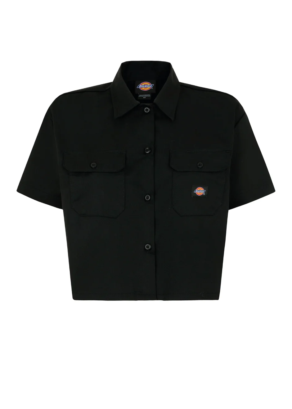 Dickies Camicia corta da donna Workwear nera