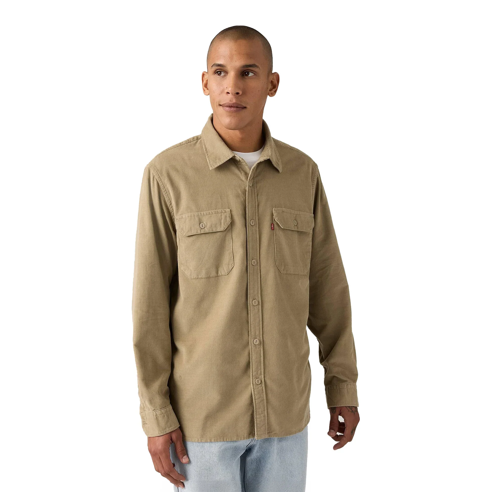 Levi's Camicia da uomo in velluto a coste Jackson beige - Image 3