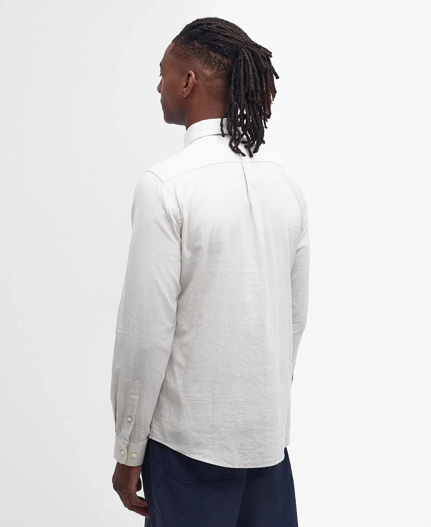 Barbour Camicia sartoriale da uomo Nelson panna - Image 4