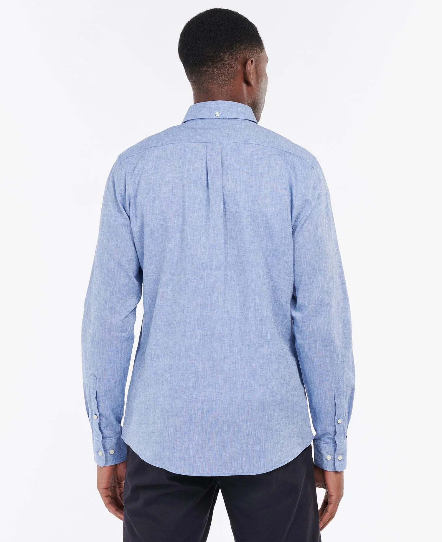 Barbour Camicia sartoriale da uomo Nelson celeste - Image 4