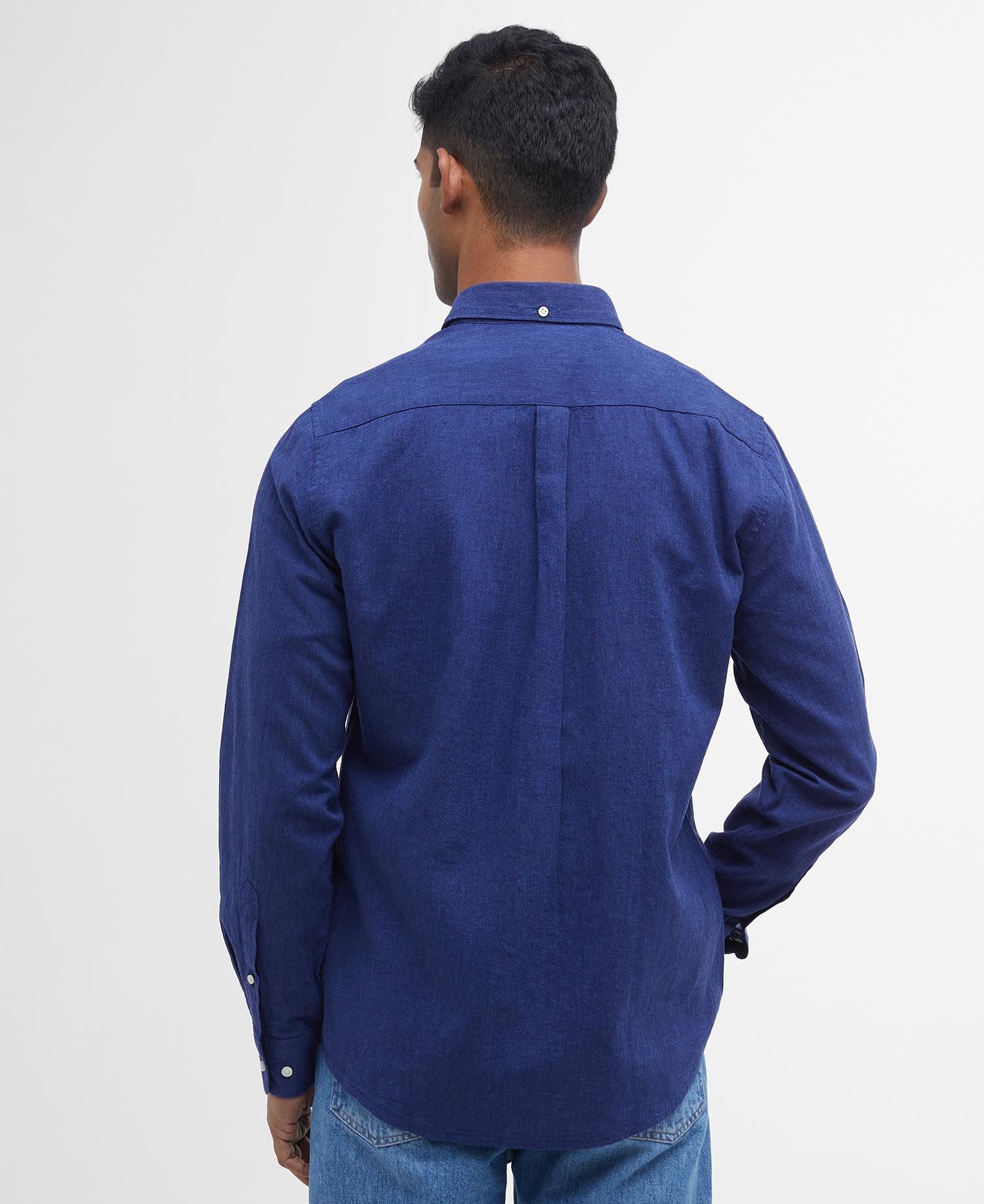 Barbour Camicia sartoriale da uomo Nelson blu - Image 4