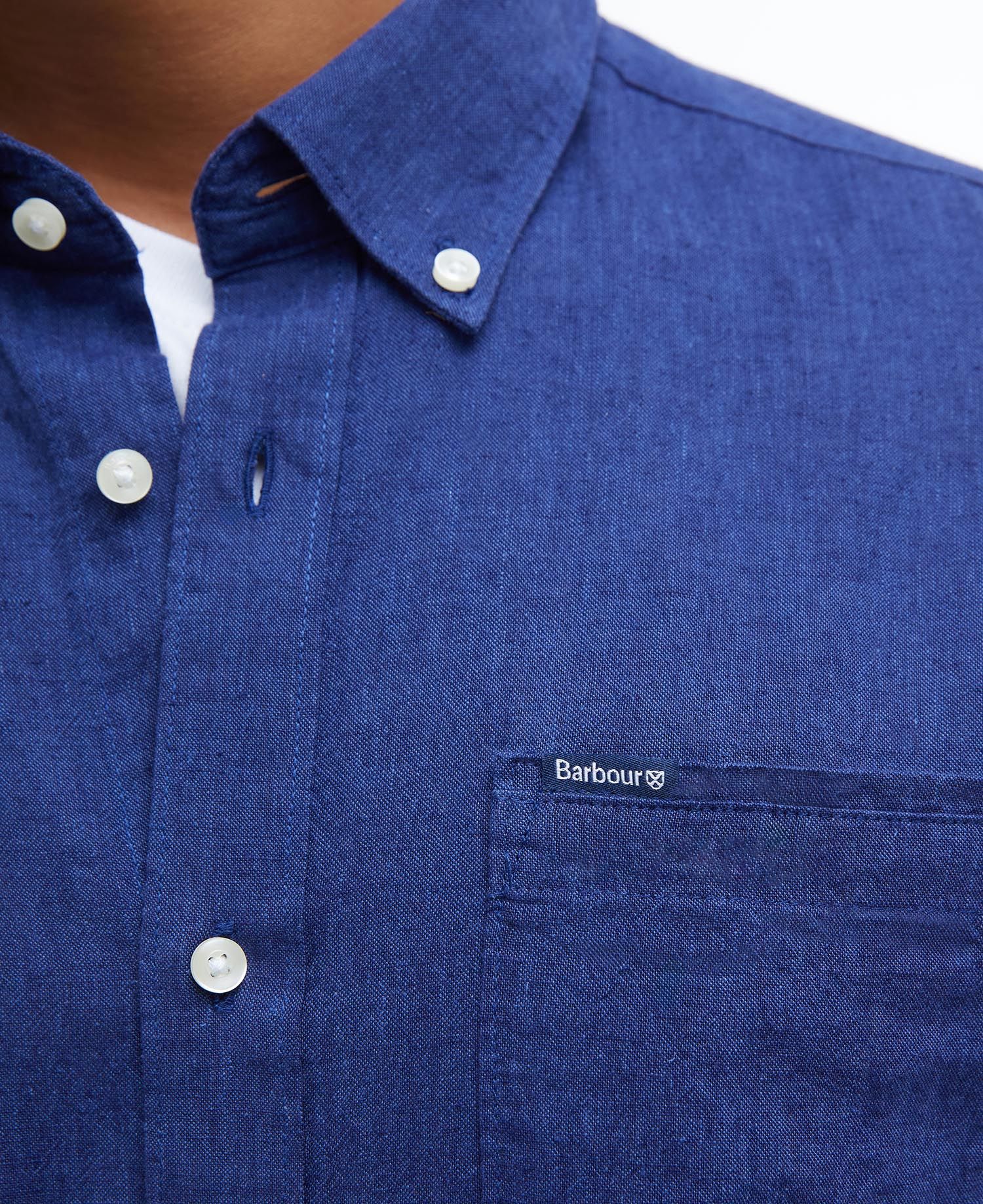 Barbour Camicia sartoriale da uomo Nelson blu - Image 6