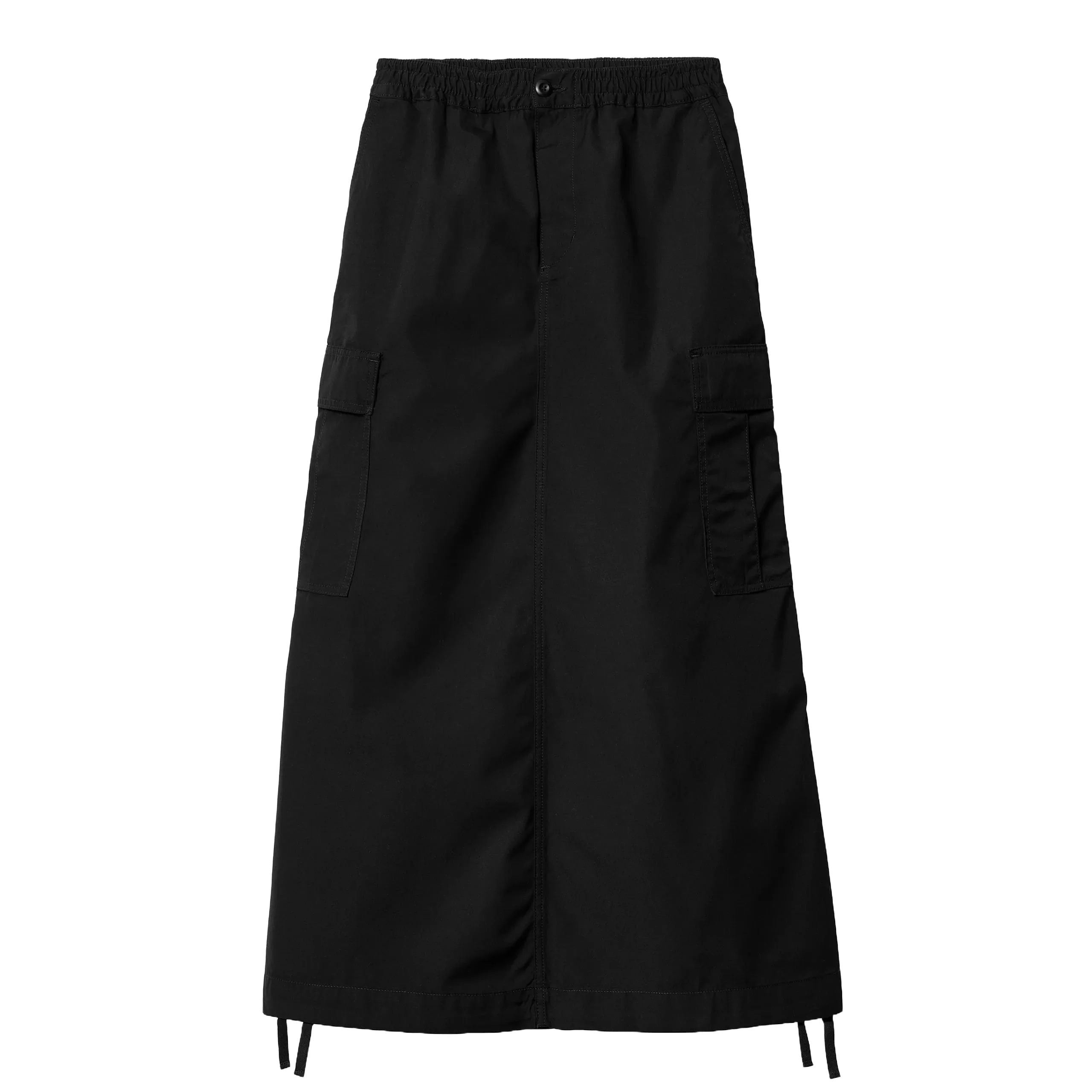 Carhartt Wip Gonna lunga con tasconi Cargo nera