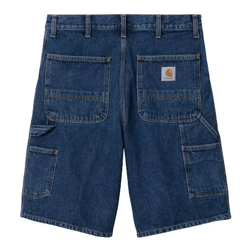 Carhartt Wip Pantaloncino in jeans da uomo Single Knee lavaggio medio