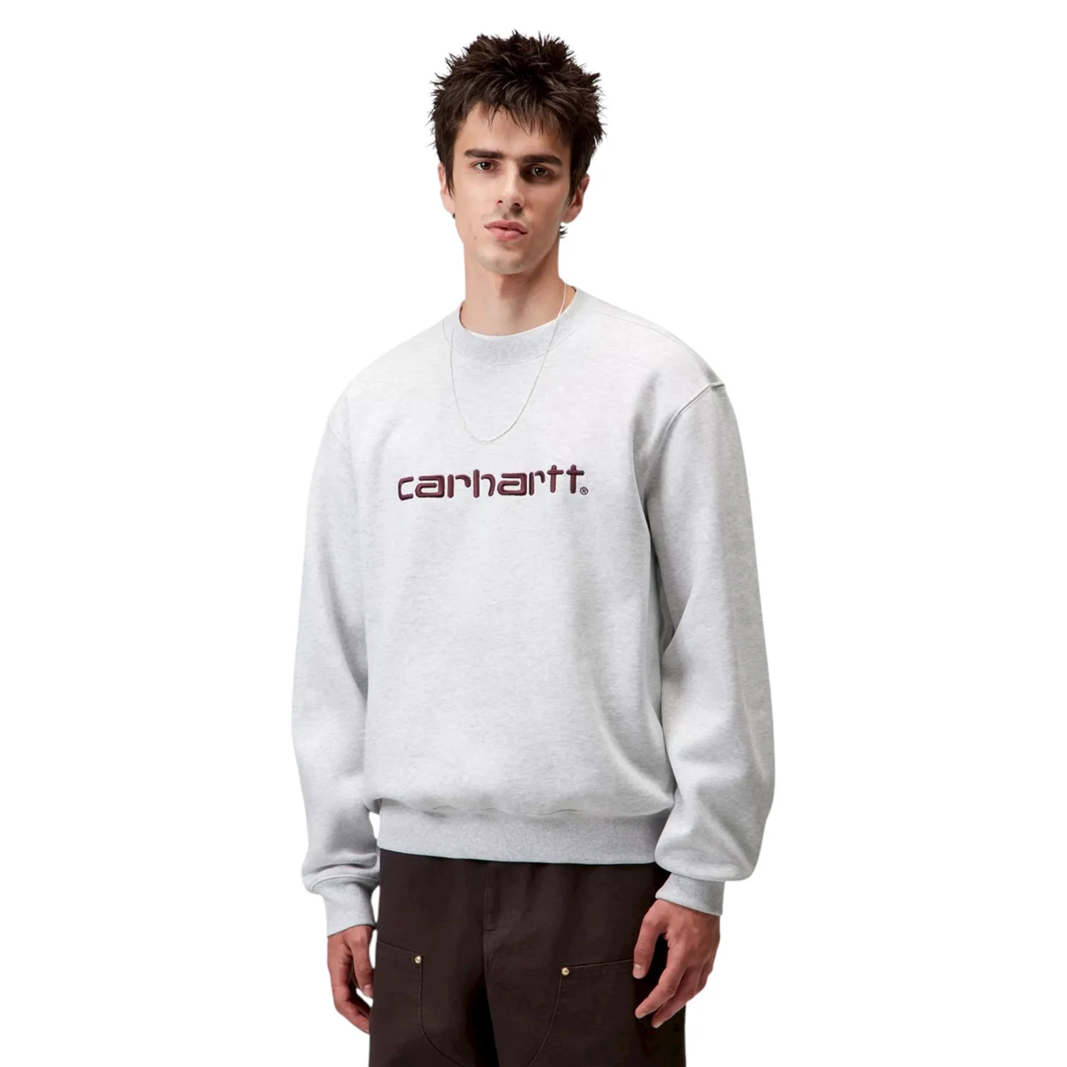 Carhartt Wip Felpa girocollo da uomo Carhartt grigio - Image 2