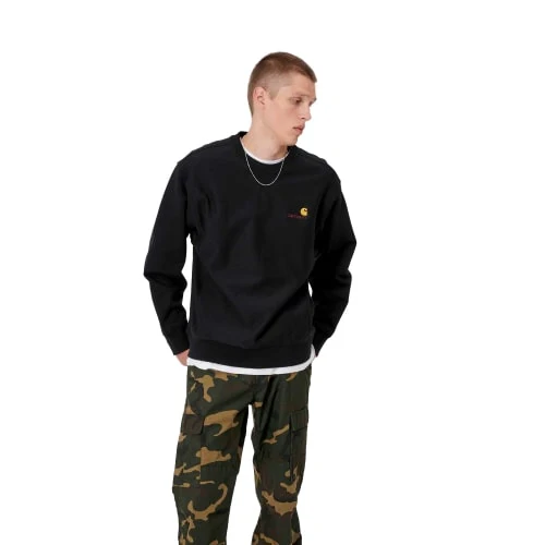 Carhartt Wip American Script Sweatshirt I025475-8900 - Image 3