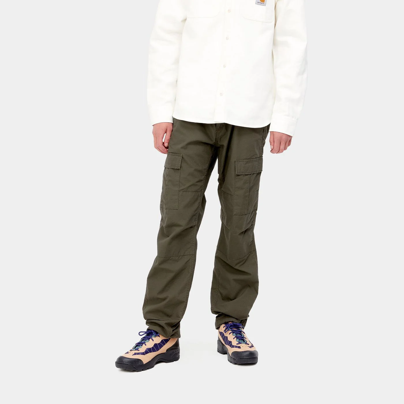 Carhartt Wip Pantalone con tasconi unisex Aviation verde - Image 3