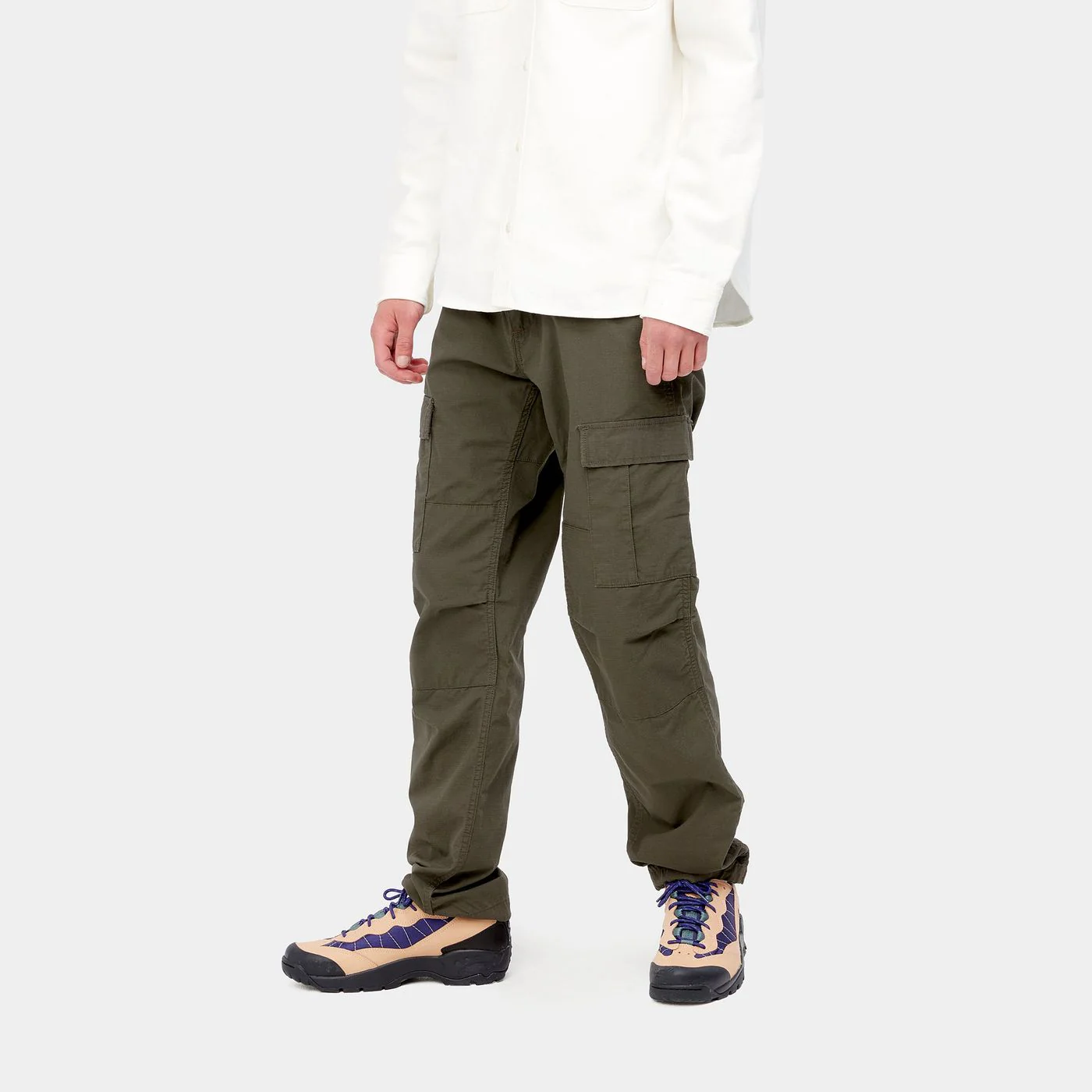 Carhartt Wip Pantalone con tasconi unisex Aviation verde - Image 5