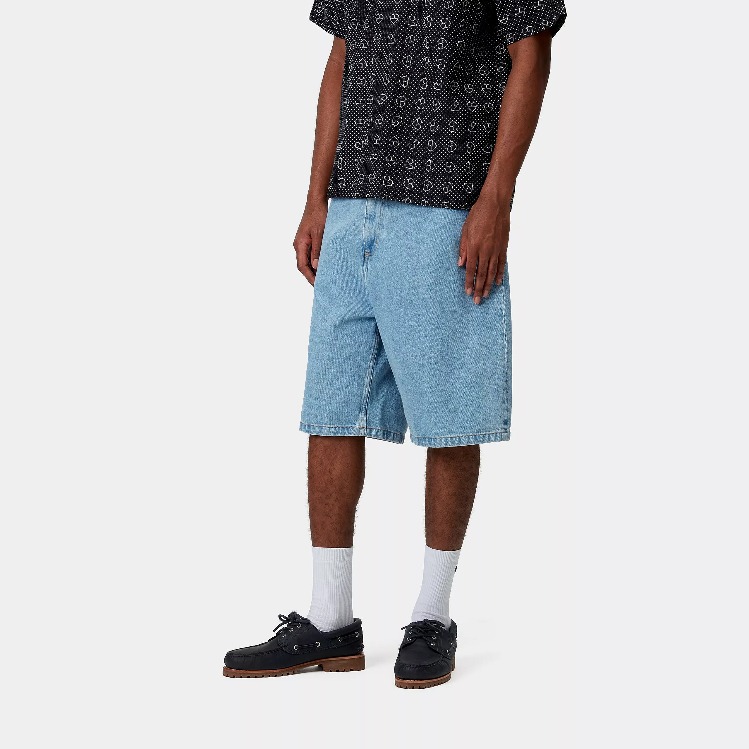 Carhartt Wip Pantaloncino in jeans da uomo Brandon lavaggio chiaro - Image 5