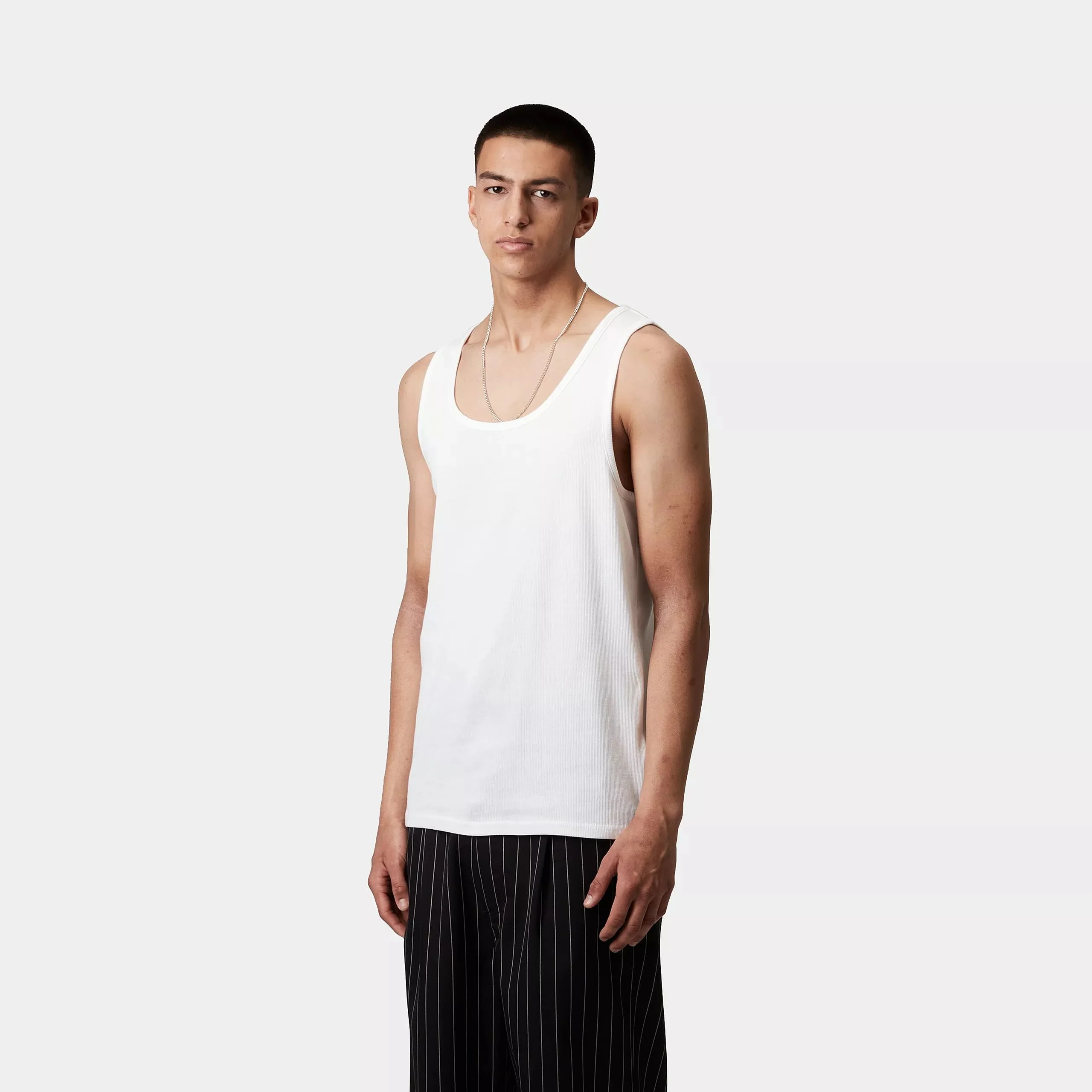 Carhartt Wip Canotta da uomo A-Shirt Bianca - Image 3