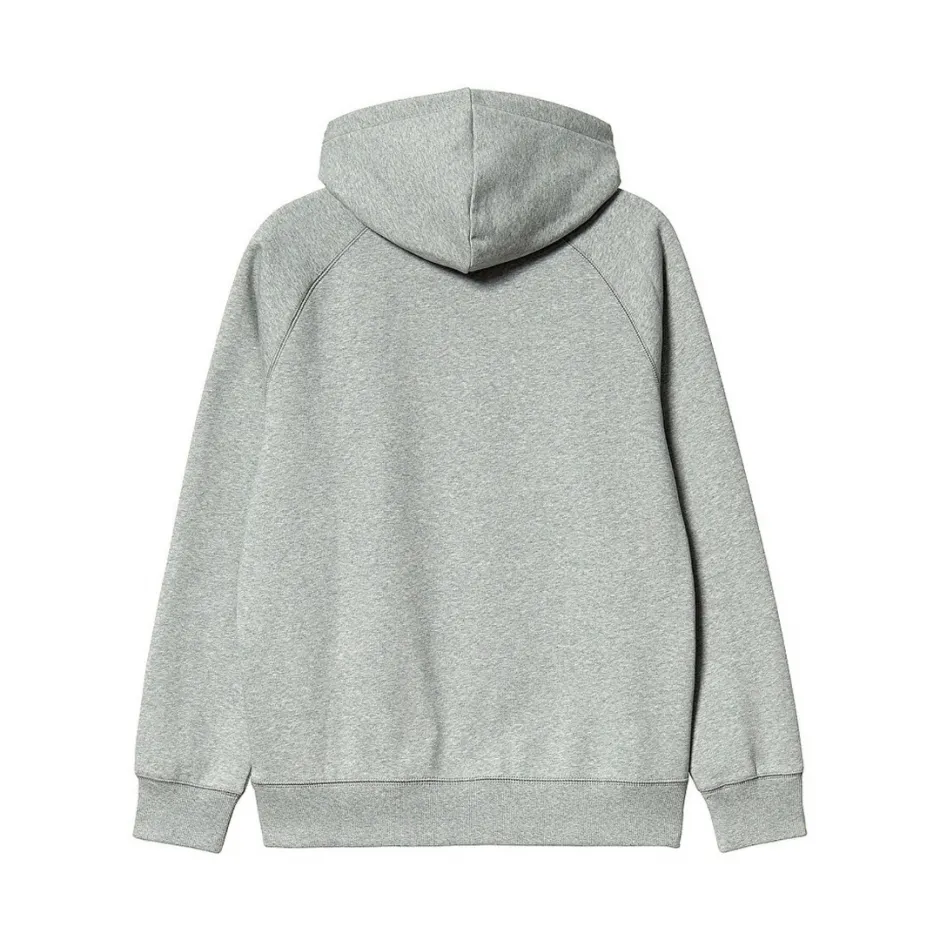Carhartt Wip Felpa da uomo con cappuccio Chase Grigia - Image 2