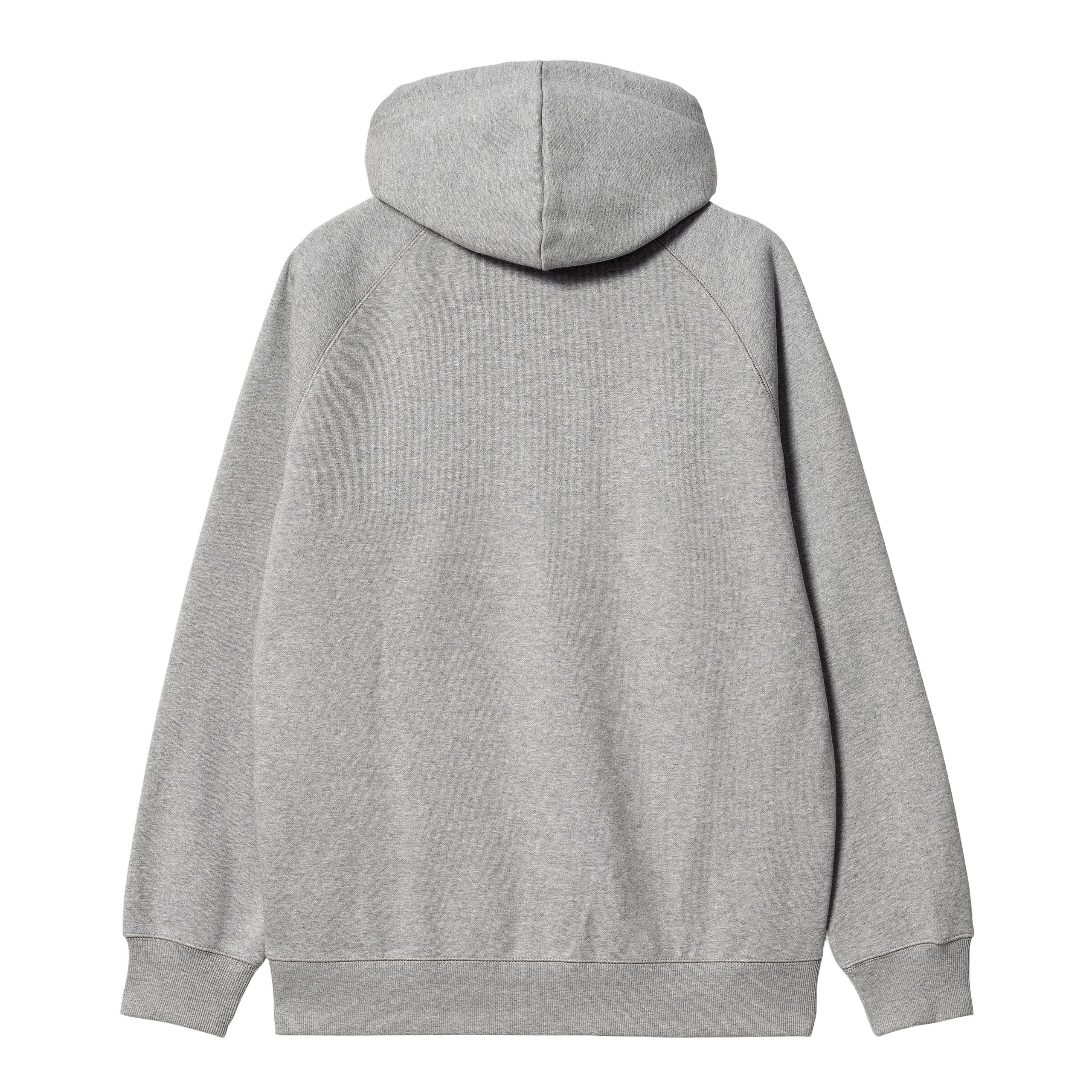 Carhartt Wip Felpa da uomo con zip e cappuccio Chase Grigio - Image 2