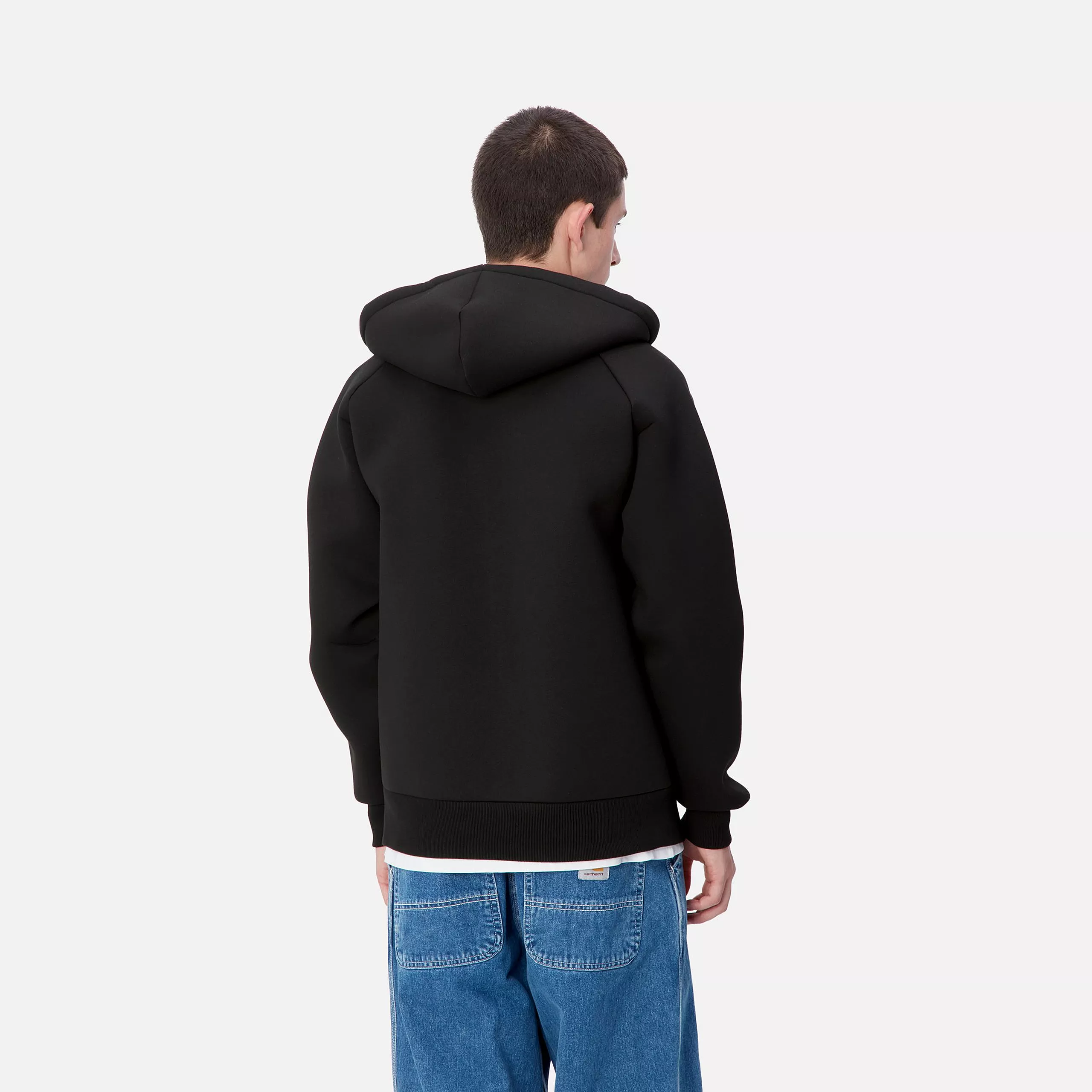 Carhartt Wip Giacca in felpa da uomo Car-Lux Nera - Image 4