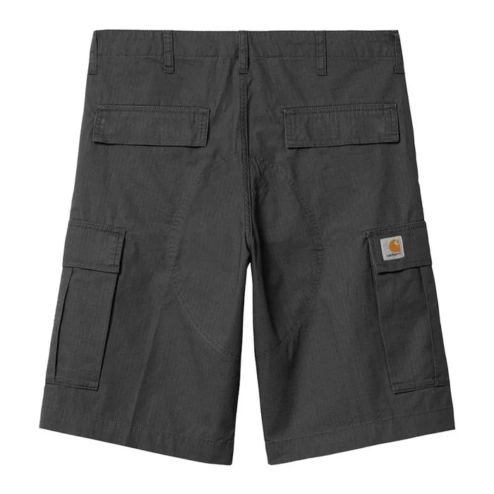 Carhartt Wip Pantaloncino Con Tasconi Uomo Regular Grigio - Image 2