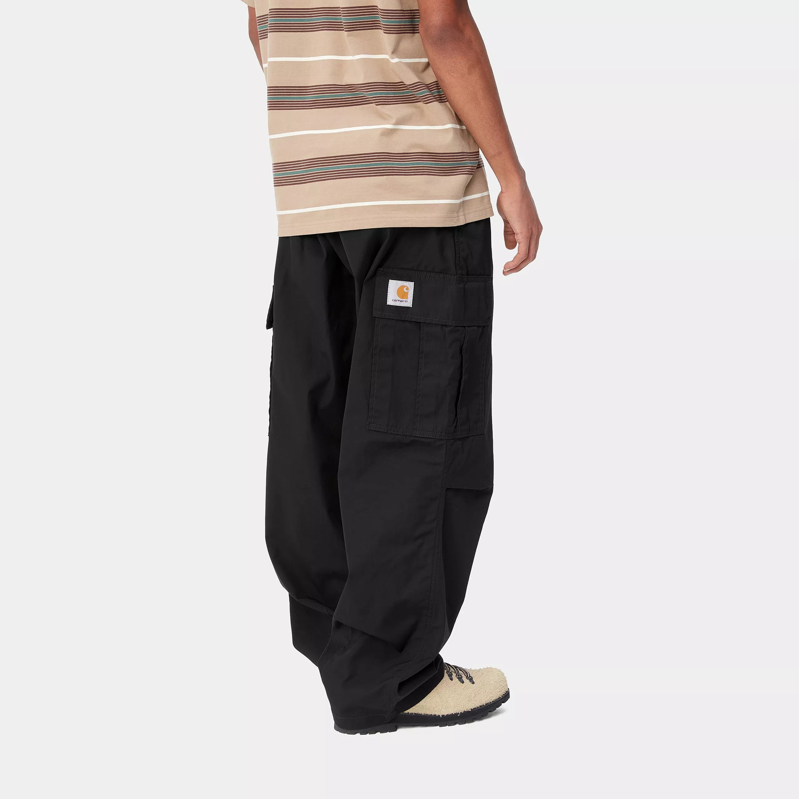 Carhartt Wip Pantalone da uom con Tasconi Uomo Cole Nero - Image 4