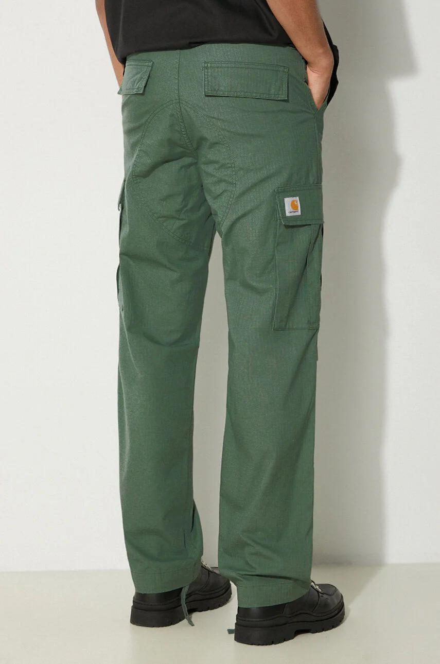 Carhartt Wip Pantalone Con Tasconi Uomo Regular Cargo Verde - Image 3