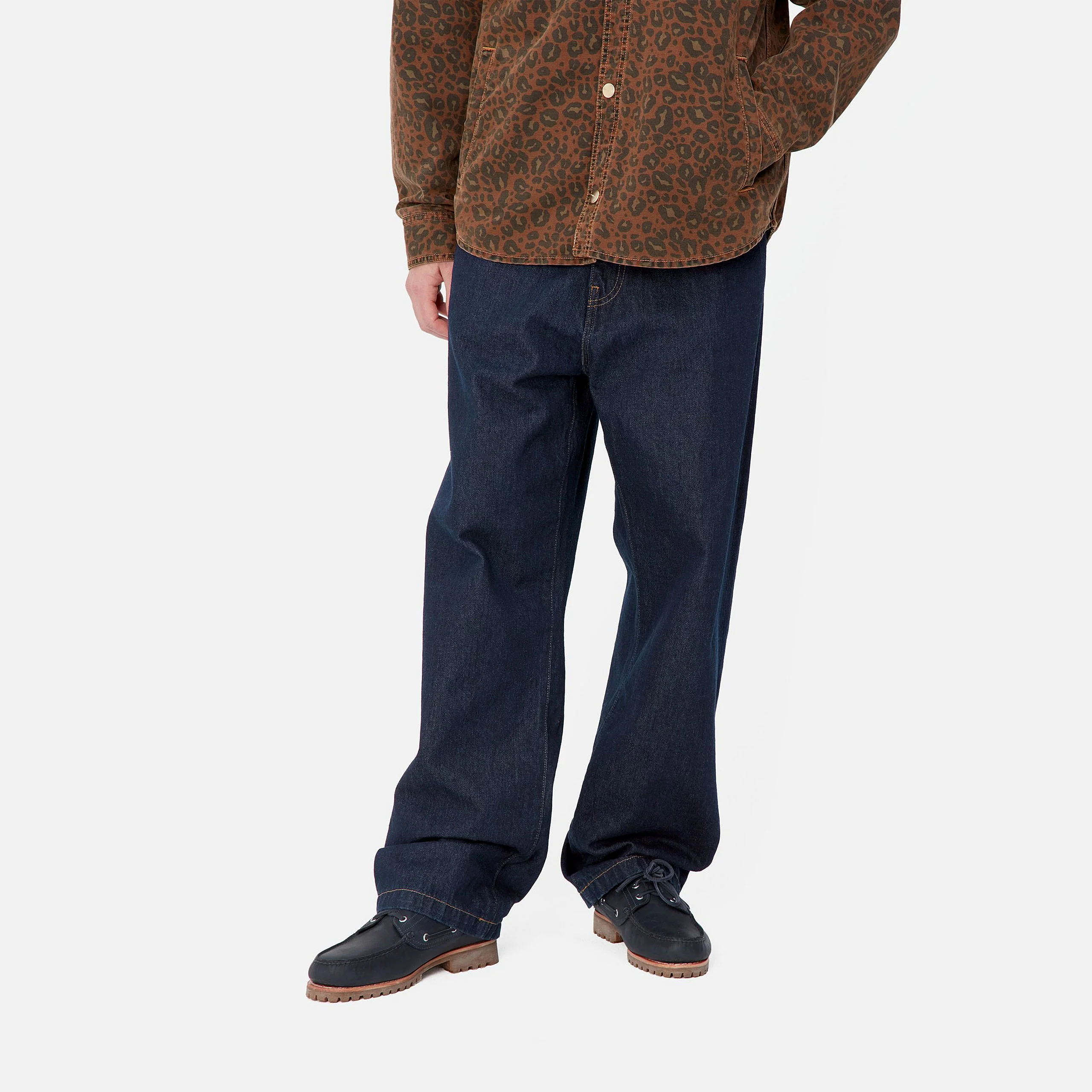Carhartt Wip Jeans largo da uomo  Landon Blu - Image 4