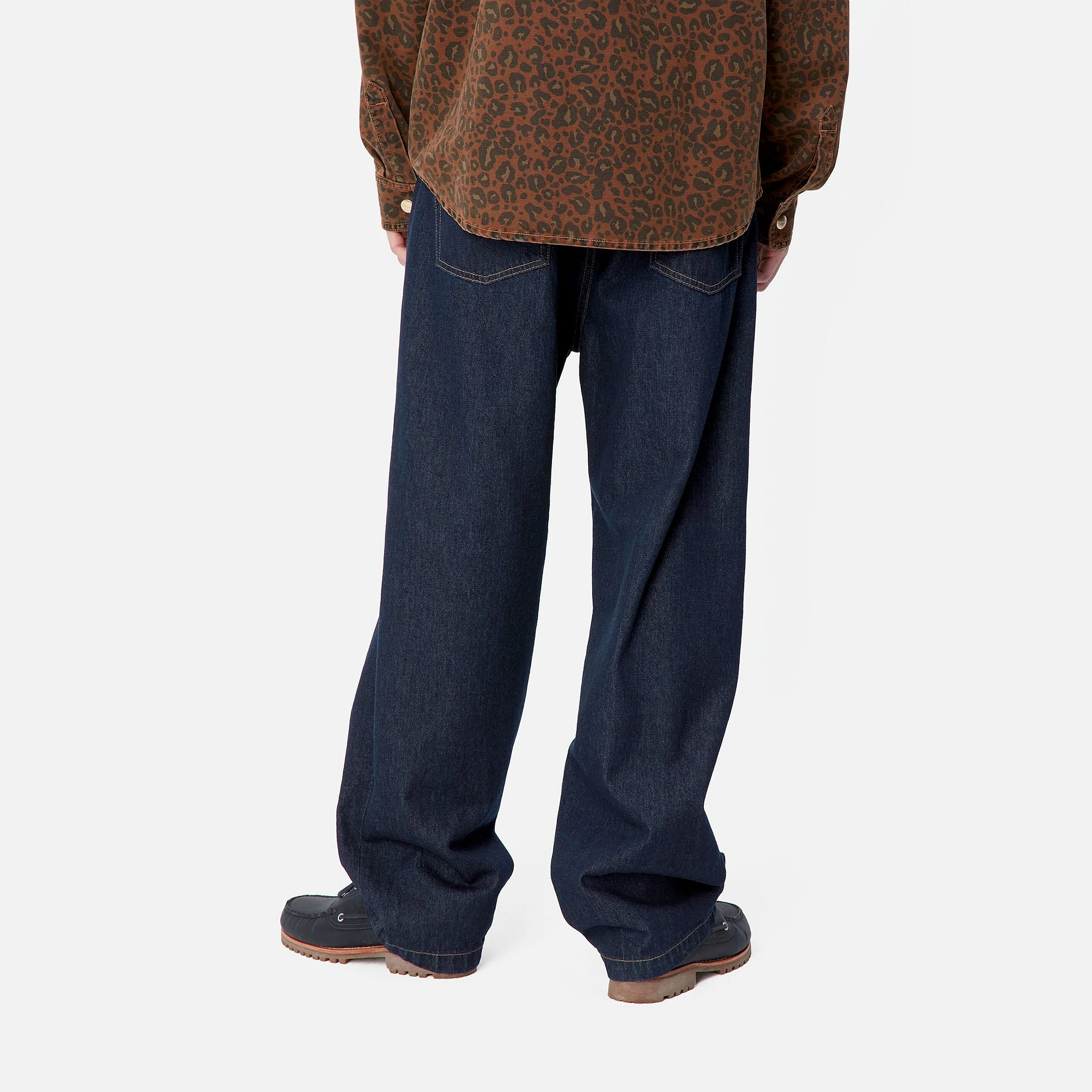 Carhartt Wip Jeans largo da uomo  Landon Blu - Image 5