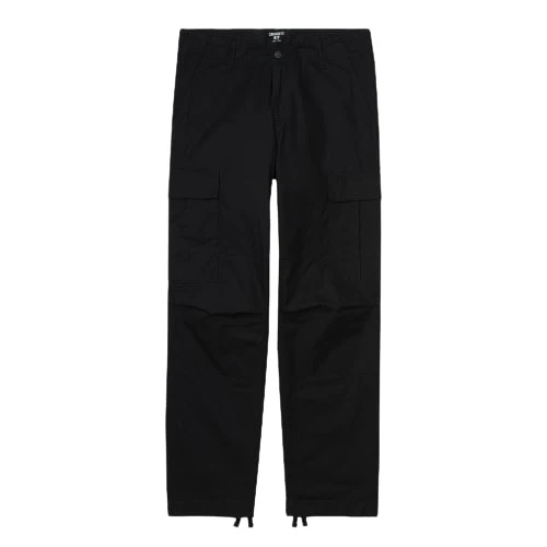 Carhartt Wip Pantalone da uomo con tasconi Regular Cargo nero