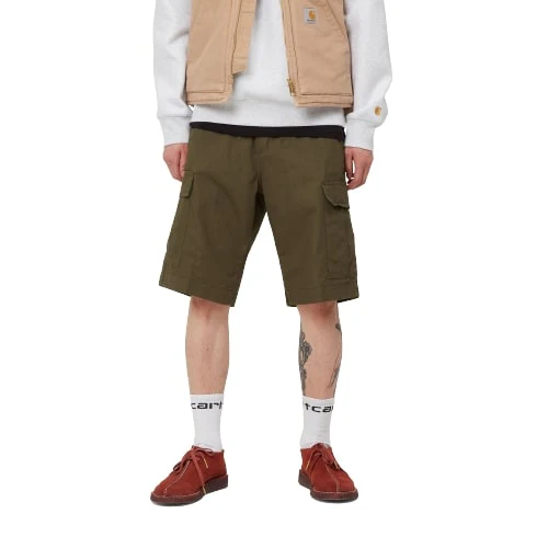 Carhartt Wip Pantaloncino uomo con tasconi Regular Cargo verde - Image 3