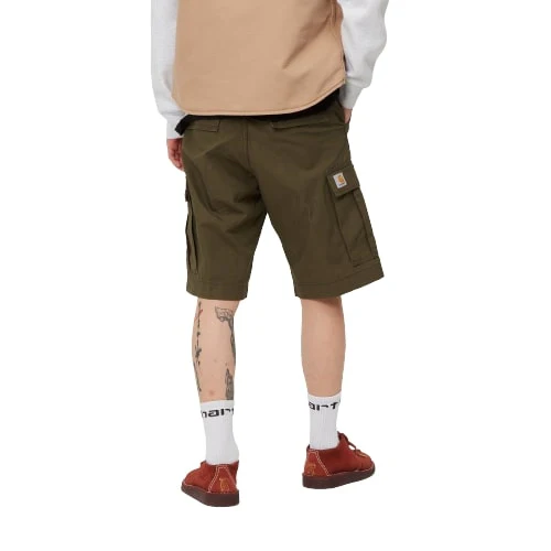 Carhartt Wip Pantaloncino uomo con tasconi Regular Cargo verde - Image 4