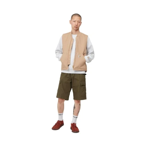 Carhartt Wip Pantaloncino uomo con tasconi Regular Cargo verde - Image 6