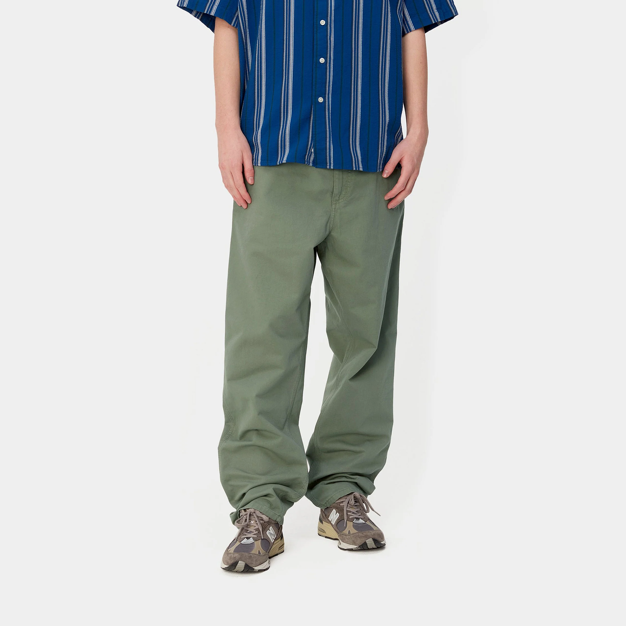 Carhartt Wip Pantalone uomo Single Knee verde - Image 3
