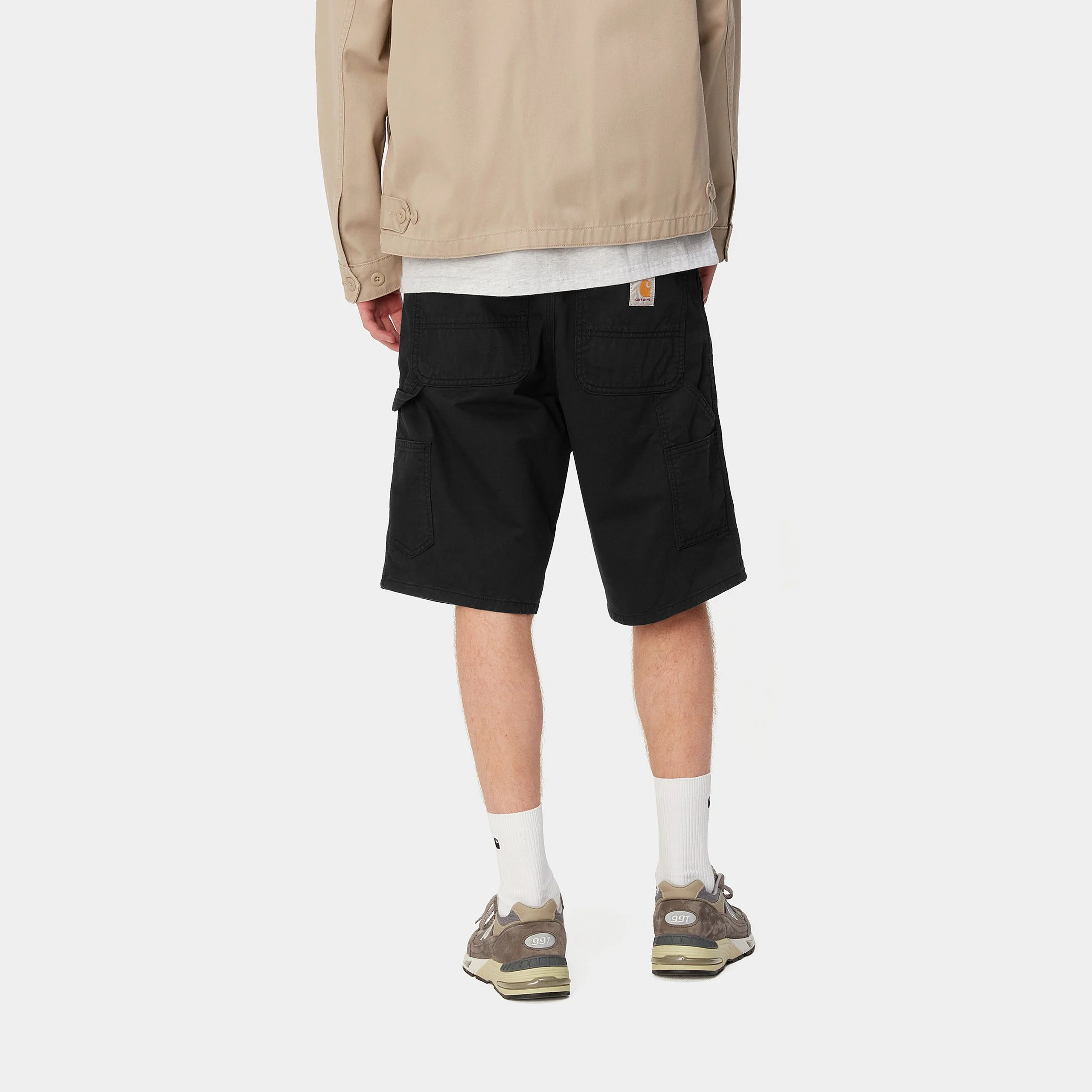 Carhartt Wip Pantaloncino corto da uomo Singlee Knee nero - Image 4