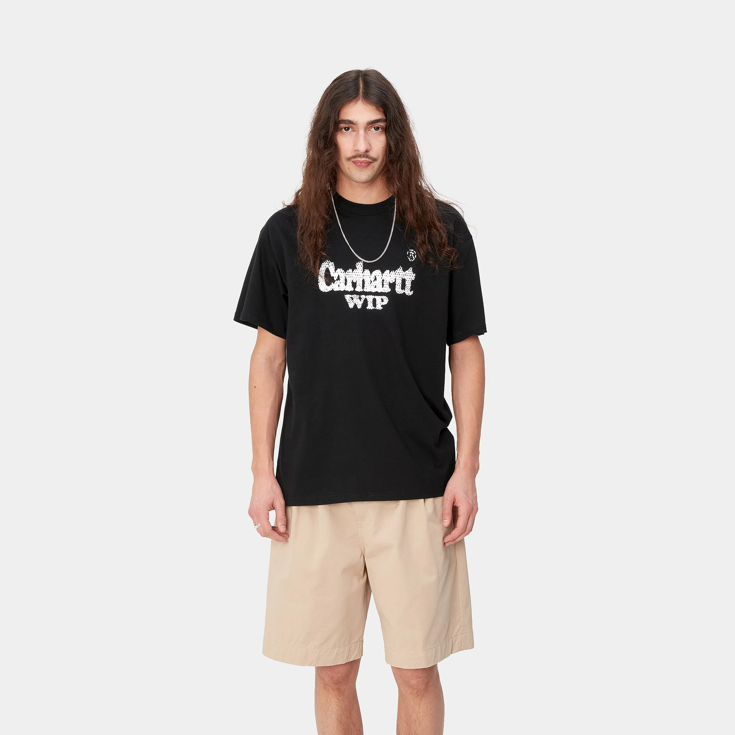 Carhartt Wip T-Shirt Uomo Spree Halftone Nera - Image 3