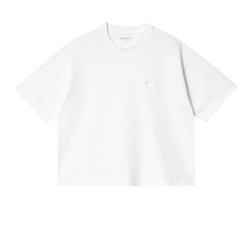 Carhartt Wip T-Shirt da donna mnica corta Chester bianca