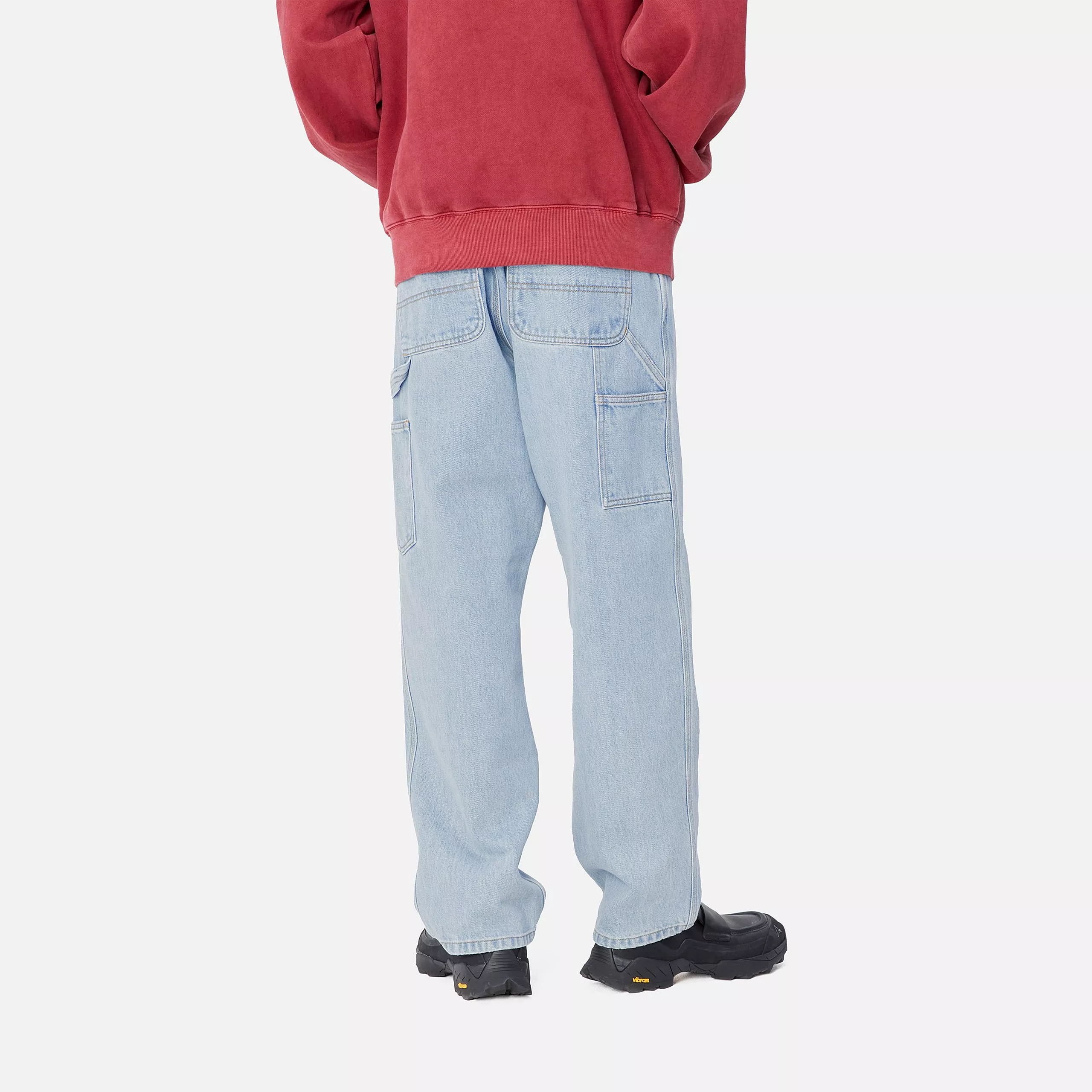 Carhartt Wip Jeans da uomo Single Knee lavaggio chiaro - Image 3